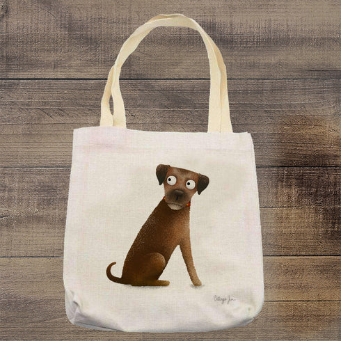Border Terrier Art Tote Bag